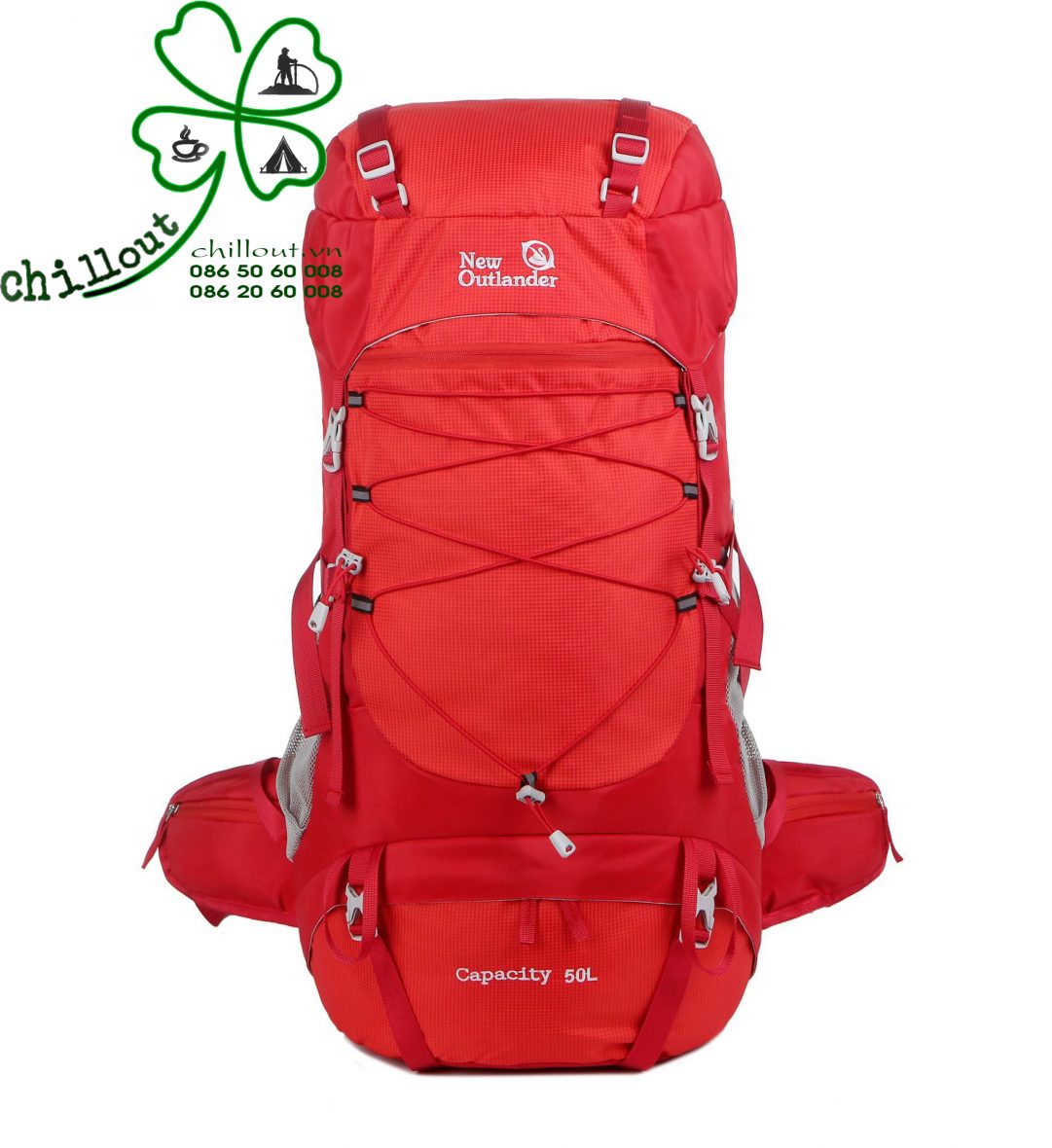 BALO 50 LÍT LEO NÚI, TREKKING, ĐI PHƯỢT – NEW OUTLANDER