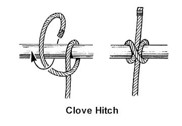 Clove Hitch (Nút Quai Chèo, Thuyền Chài)