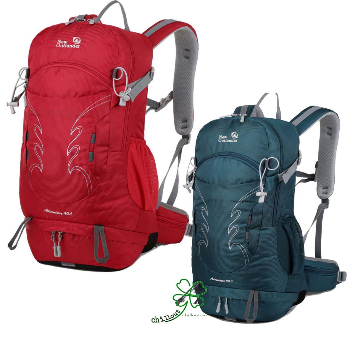 BALO 40 LÍT CHUYÊN LEO NÚI, TREKKING, ĐI PHƯỢT – NEW OUTLANDER